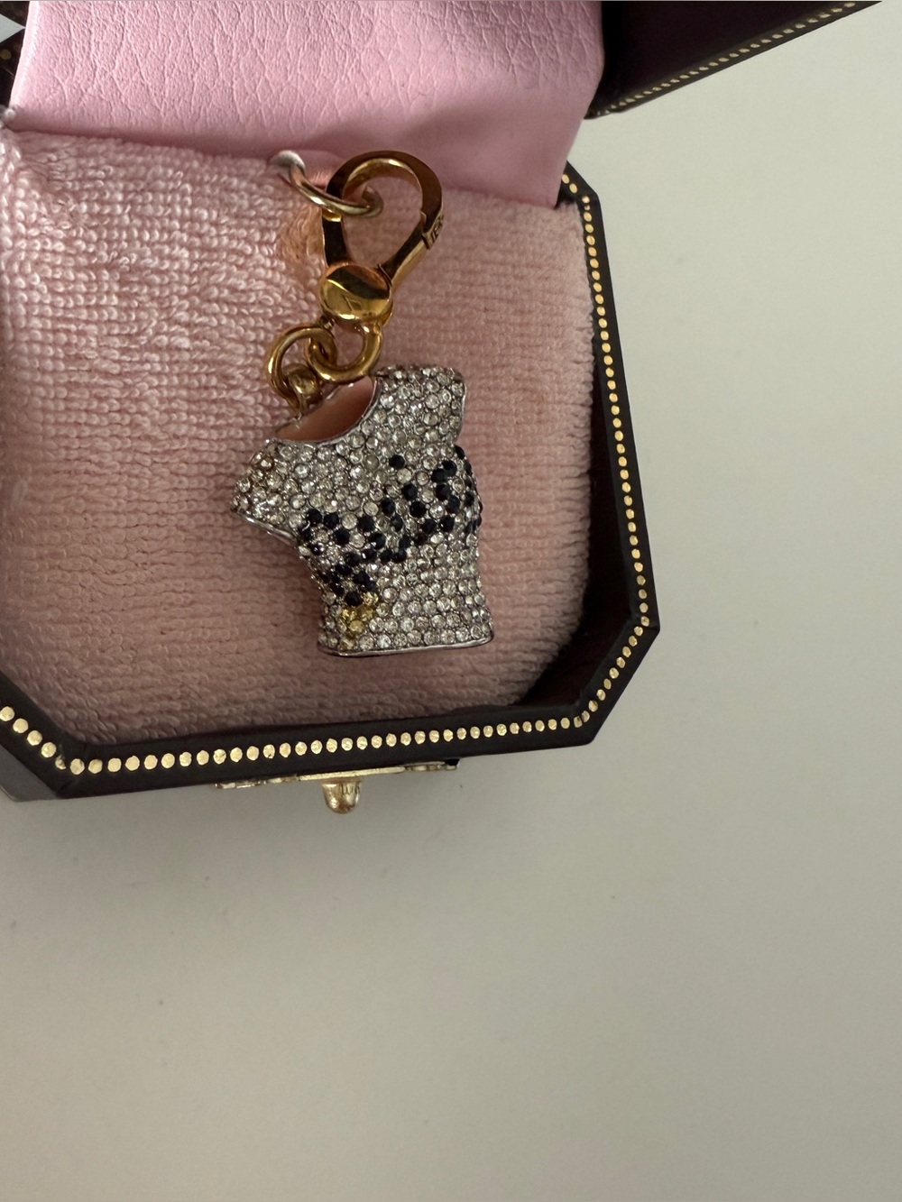 Juicy Couture Pave Tshirt charm - Picture 5 of 7